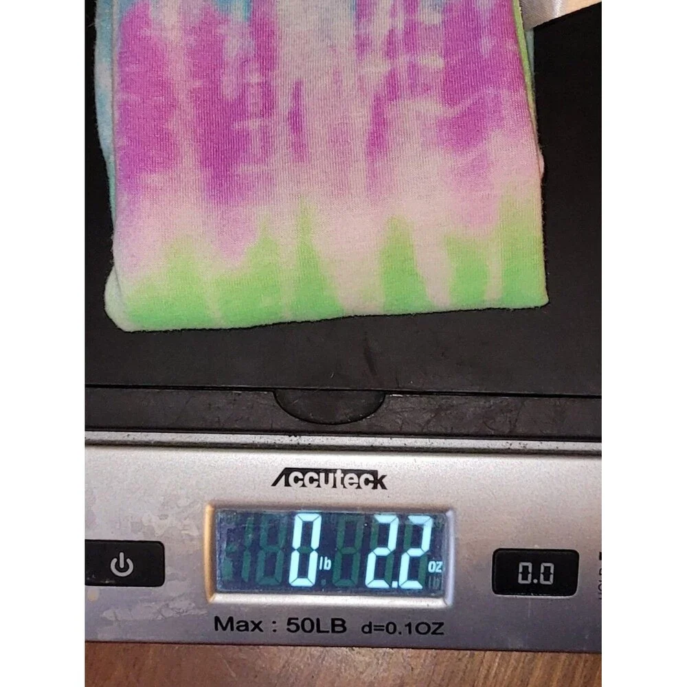 Justice Size 12 Girls Tie-Dye Tank Top with Glitter Logo